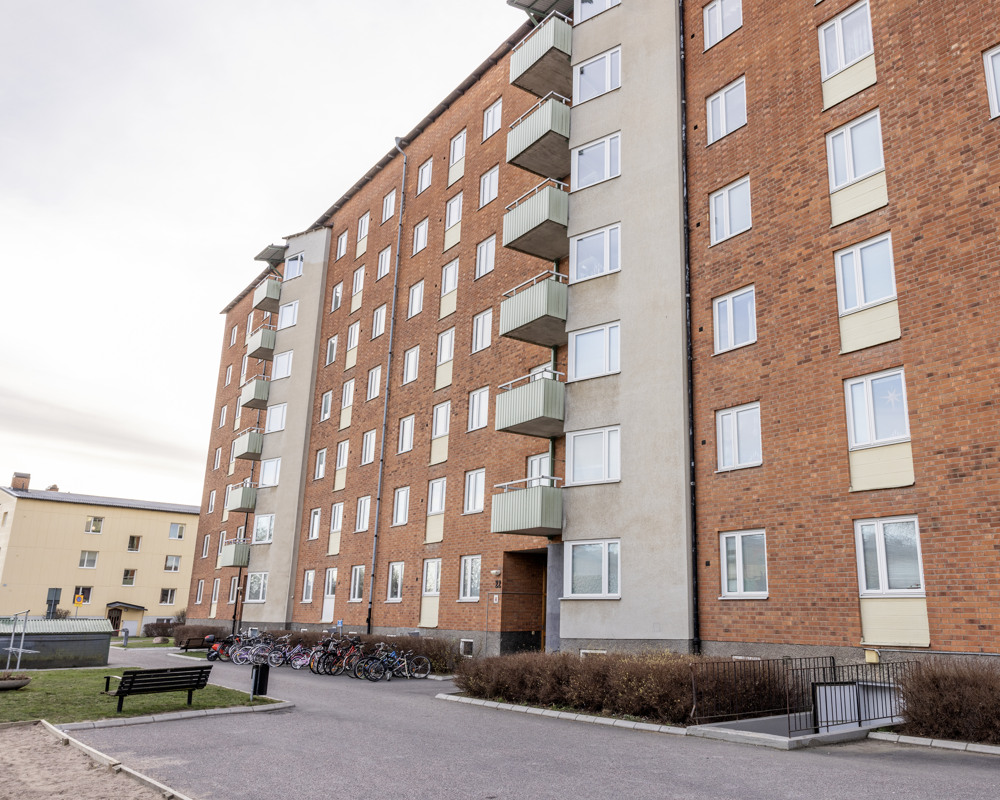 Fasadbild på Ängsvaktaregatan 20-22
