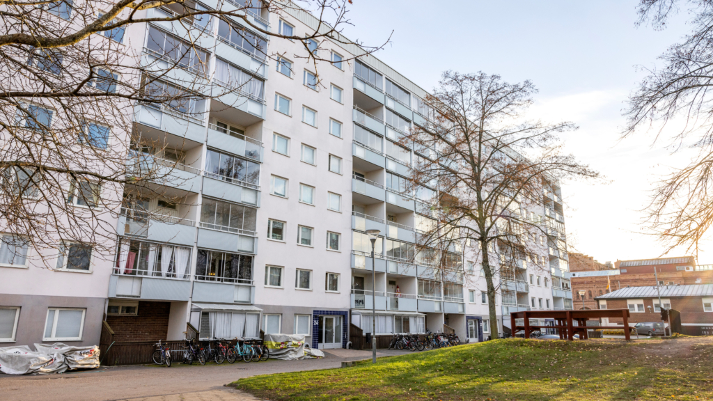 Områdesbild Marielund, Bergslagsgatan.
