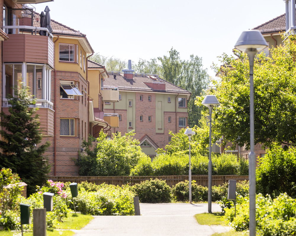 Områdesbild från Dagsbergsvägen 1 i Kardusen