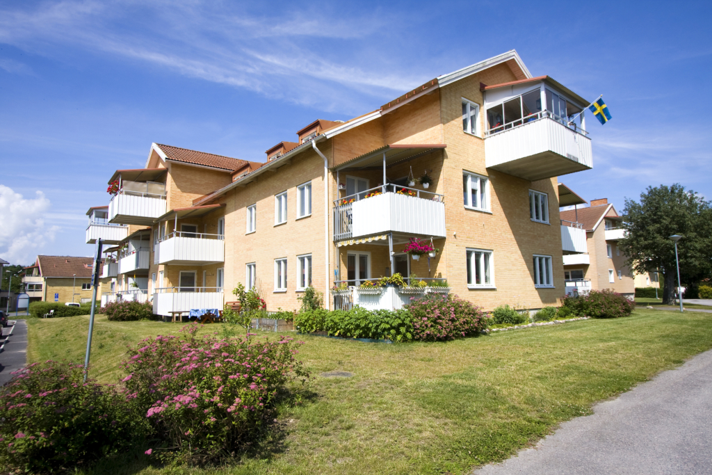 Fasadbild Valhallavägen 2 A, 2 B