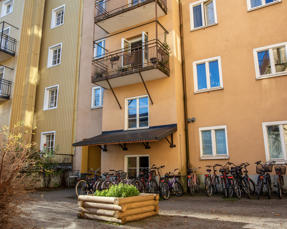 Innergård i Oxelbergen: Östra Promenaden 21A