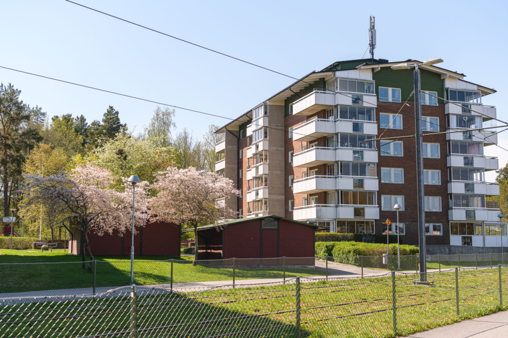 Fasadbild av Prima Plusboende Symfonin.