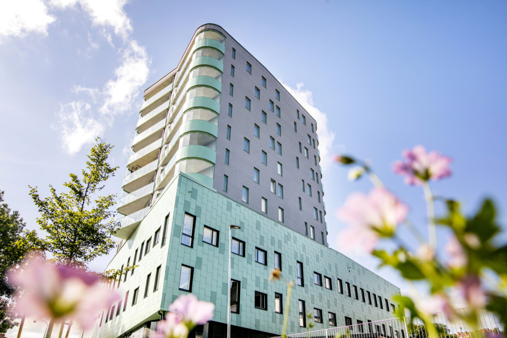 Nodhuset som ligger i Sandbyhov