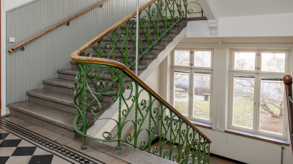 Trapphuset i studentboende Täppan.